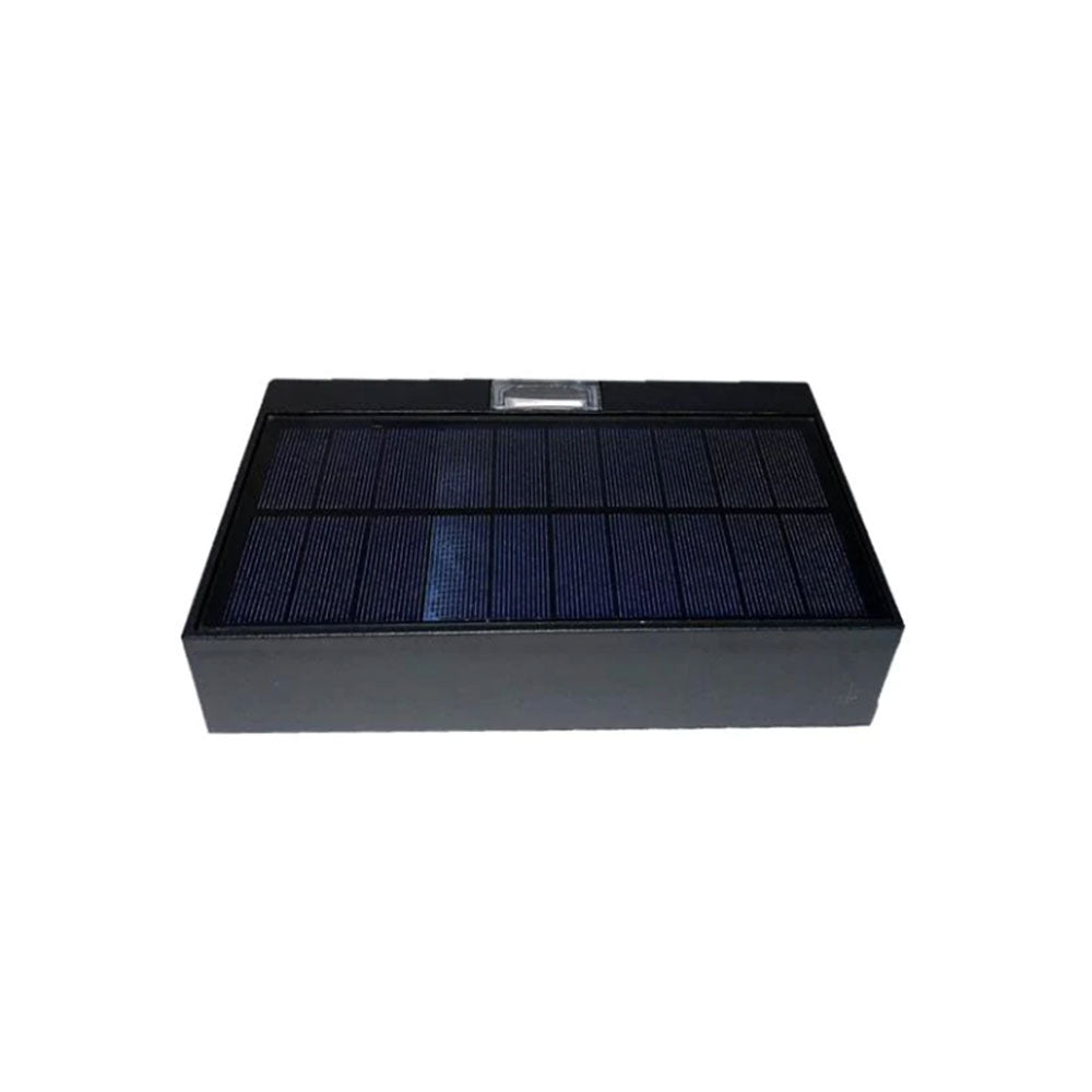 Solar Up & Down LED Wall Light Black / Warm White - SLDWL228-3K/BLK