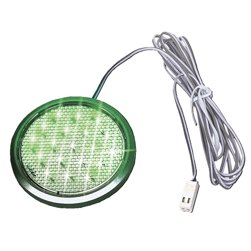 Compact Round 1.2W LED Green - SLED-C19GN
