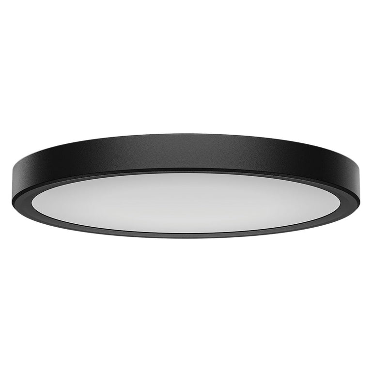 Slenda 15W / 24W CCT LED 400mm Dimmable Oyster Light Black - 23307