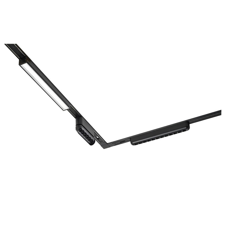 Smart Magnetic 12W LED Dimmable Slim Adjustable Flood Light Black / Tri-Colour