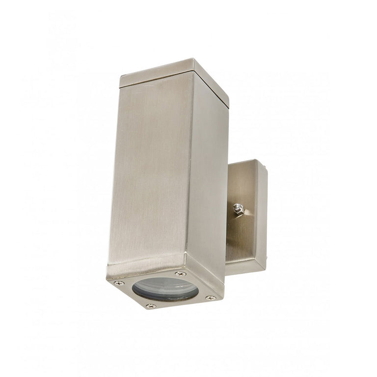 SML 12V MR16 Wall Pillar Light Stainless Steel - SML-Up/Down