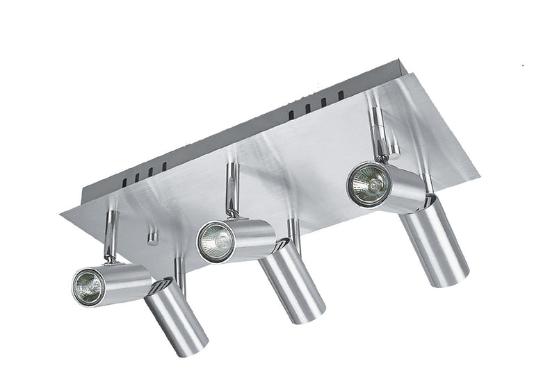 Miniature 6 Light Reflector Brushed Aluminium - SMR11-P6-BA
