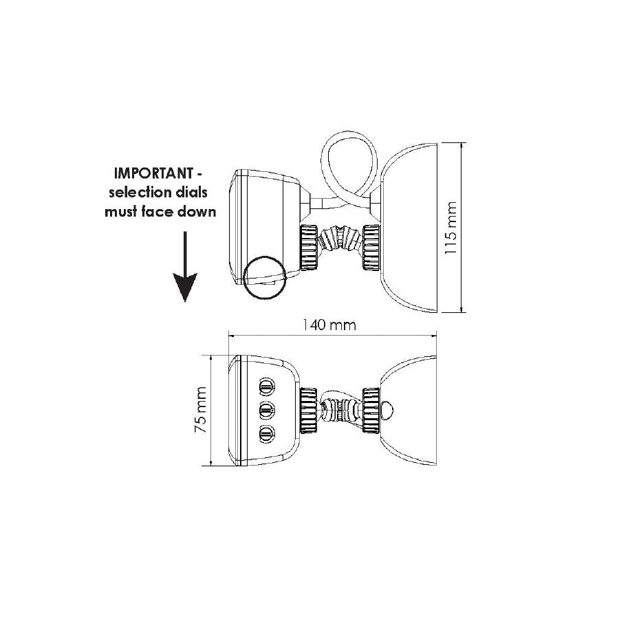 Mantis Multifunction PIR Sensor Grey IP66 - SMS806WF