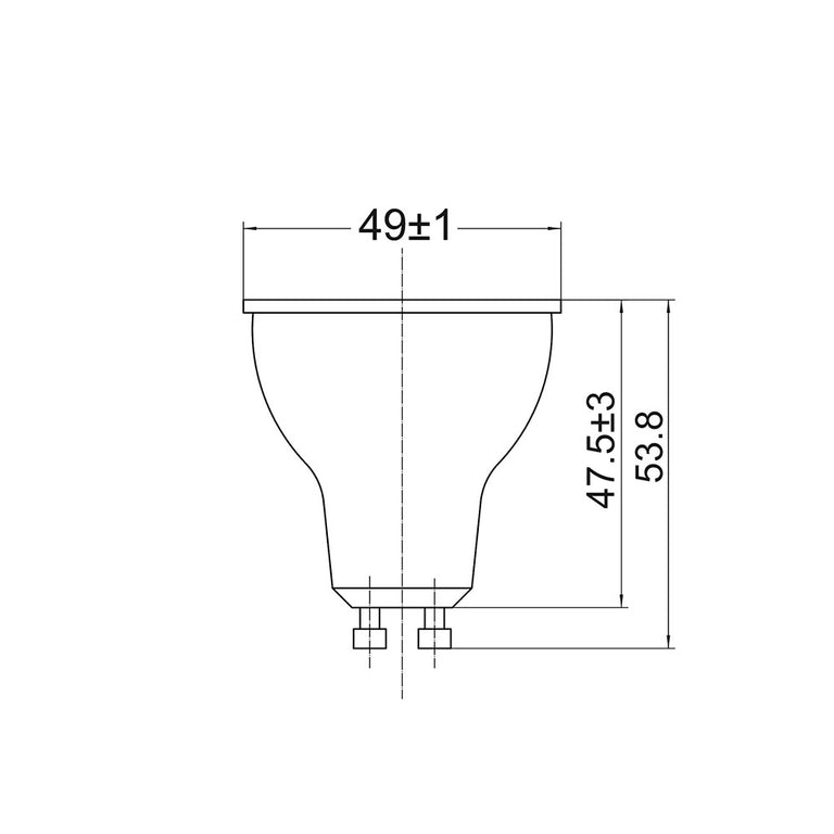Smart 5W LED GU10 Dimmable TRI-CCT + RGB - SMTGU101