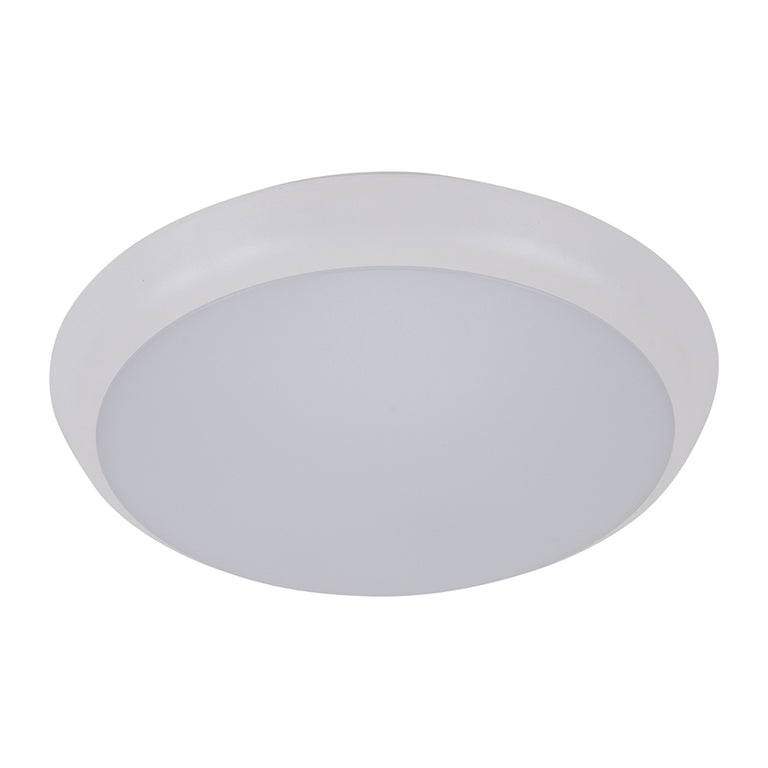 Solar 15 Watt Slimline Dimmable Round LED Ceiling Light White / Tri Colour - 20938