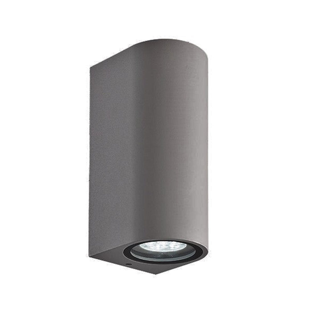 Eltanin 23 Up & Down Wall Pillar Light Silver - ST5023/SIL