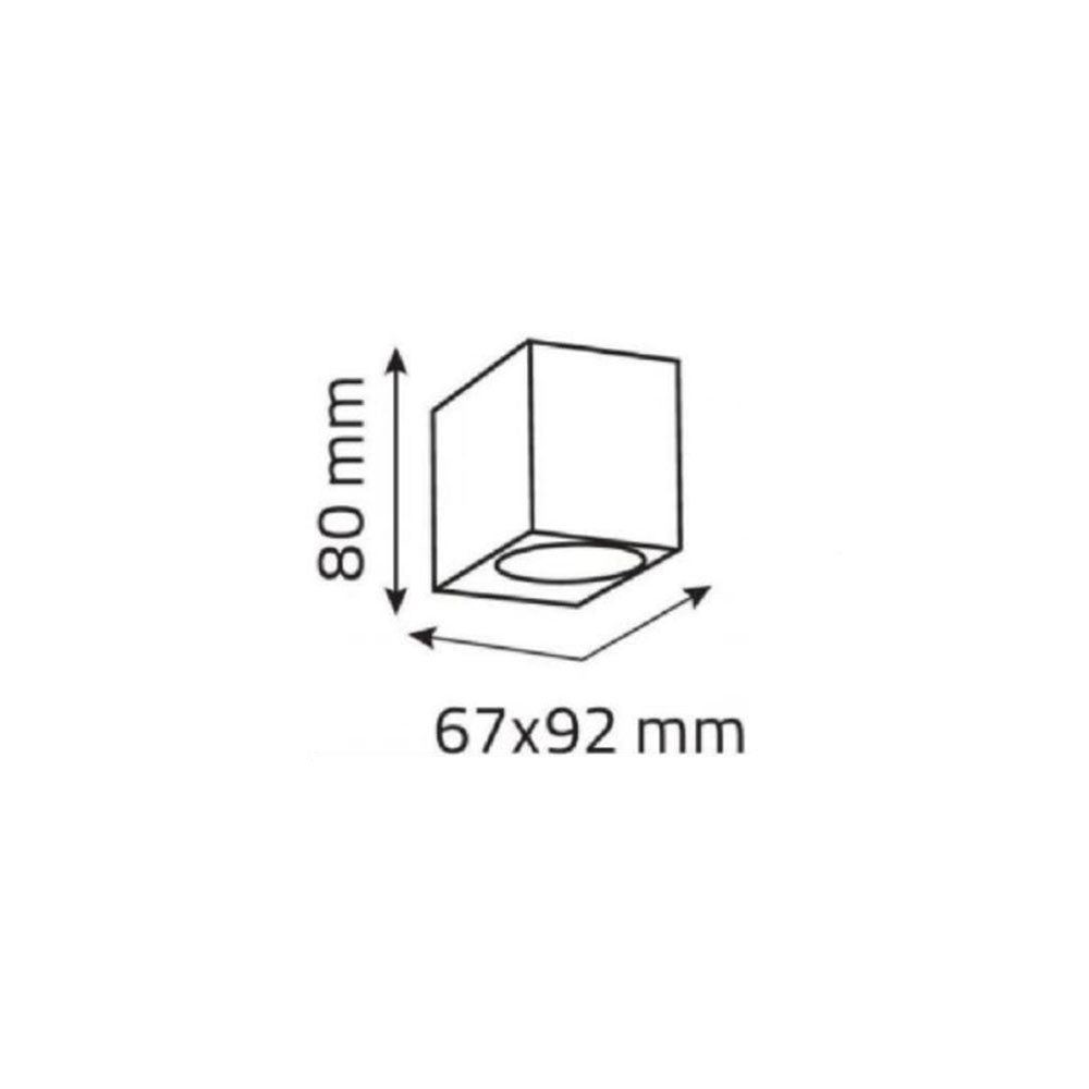 Eltanin 24 Fixed Down Wall Pillar Light Silver - ST5024/SIL