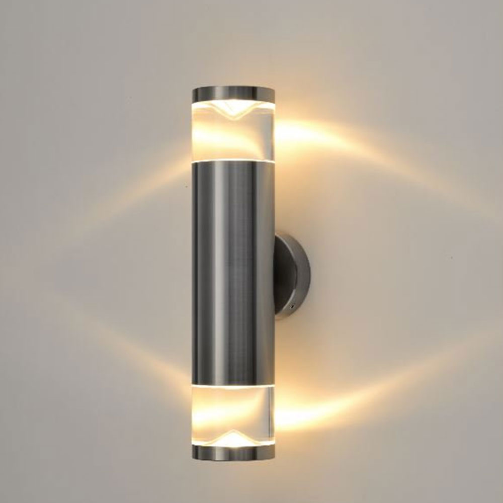 Eltanin 9 Up & Down Wall Pillar Light Titanium - ST5089/TTM