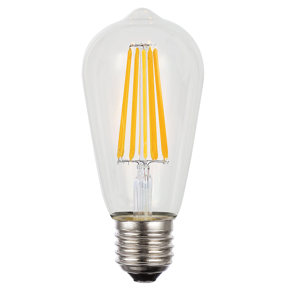 Filament ST64 Clear 6W LED E27 Dimmable / Warm White - ST64-6W2700KE27D