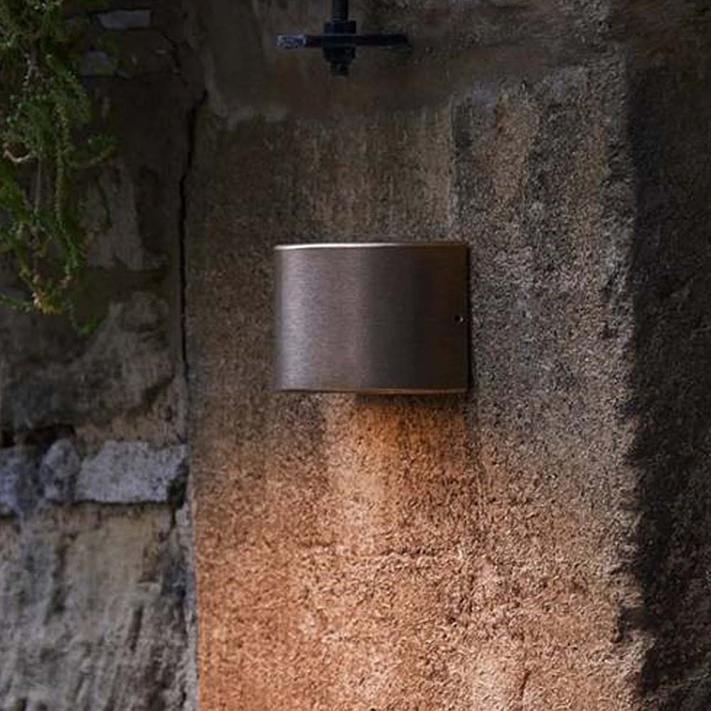 Exterior Curved 12~24V AC / DC G4 Surface Mounted Step Light Antique Bronze - STE23