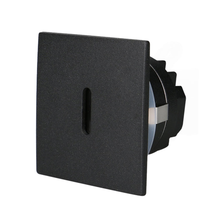 Mintaka 6 3W LED Dimmable Square Step Light Black / Tri-Colour - STEP-516BK/TC