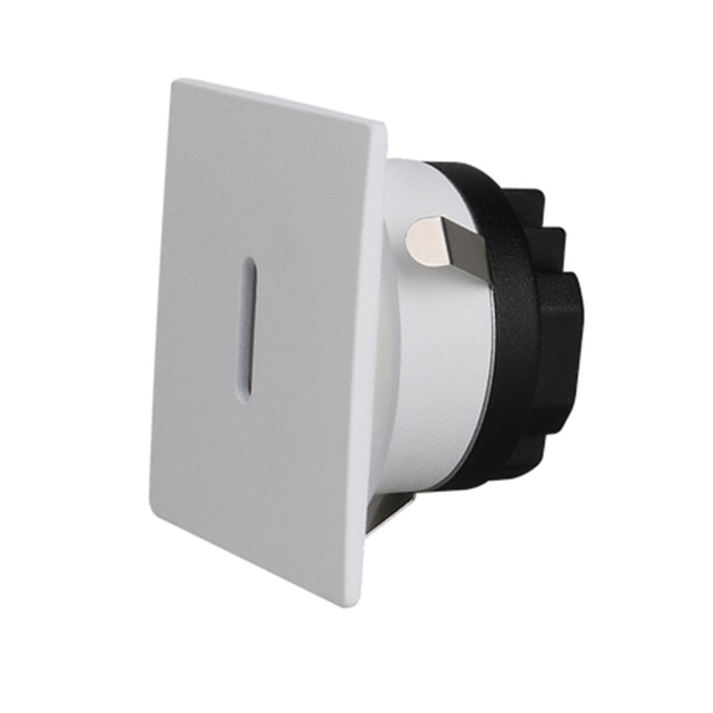 Mintaka 6 3W LED Dimmable Square Step Light White / Tri-Colour - STEP-516WH/TC