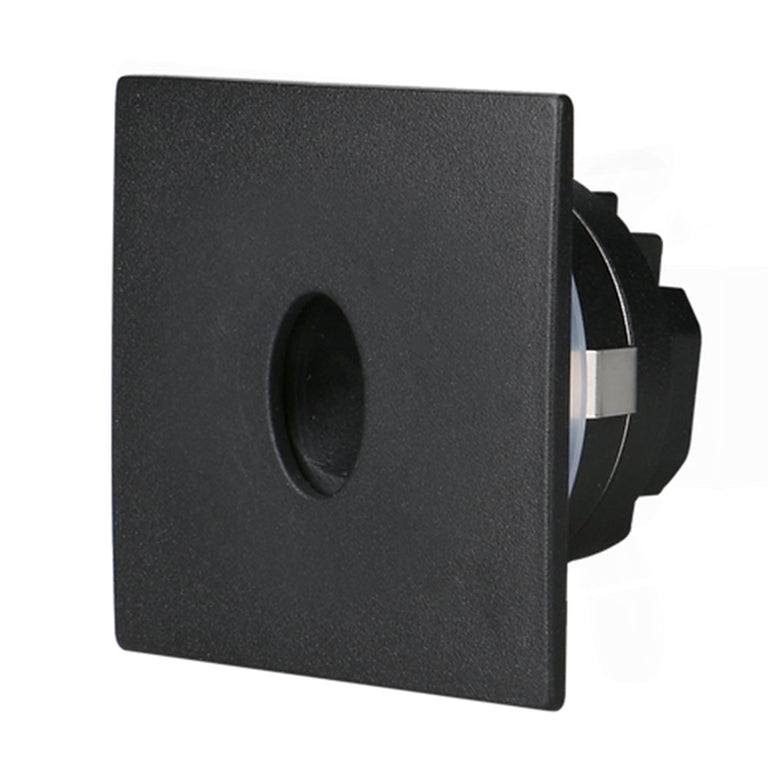Mintaka 7 3W LED Dimmable Square Step Light Black / Tri-Colour - STEP-517BK/TC