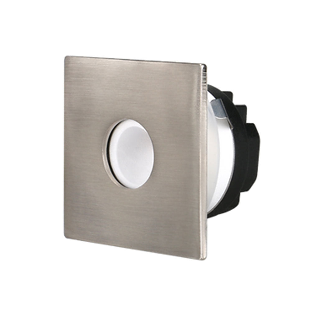 Mintaka 9 3W LED Dimmable Step Light Satin Chrome / Tri-Colour - STEP-519SCH/TC