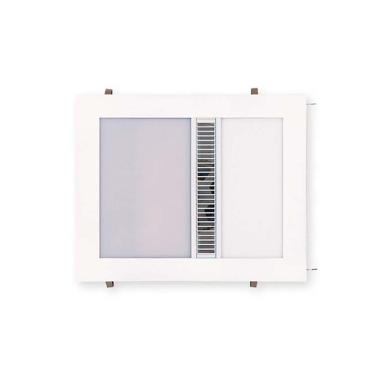 St Moritz 1000W Compact Bathroom Heater & Exhaust With LED Panels White / Tri-Colour - STMORITZ/SML/WH