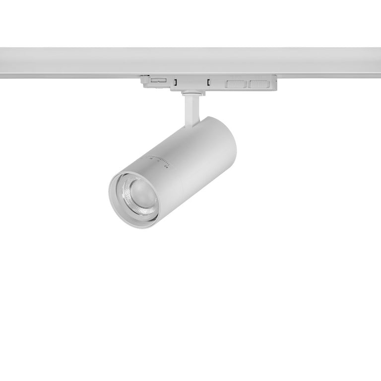 Three Circuit Multi Track 30W LED Track Light White / Tri-Colour - STR4886MP30TC/WH