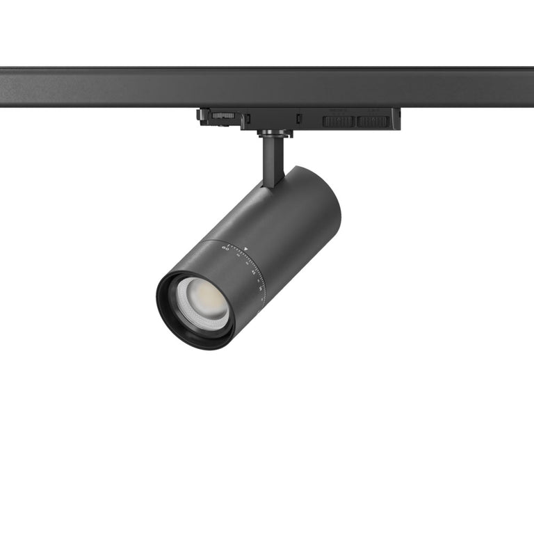 Three Circuit Multi Track 40W LED Track Light Black / Tri-Colour - STR4886MP40TC/BK