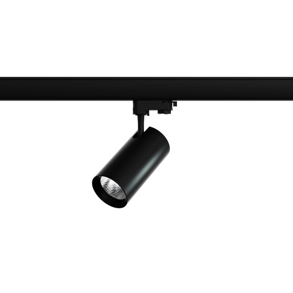 Unitrek Three Circuit 15W LED Dimmable Track Light Black / Tri-Colour - STR3/9017/15TC/BK
