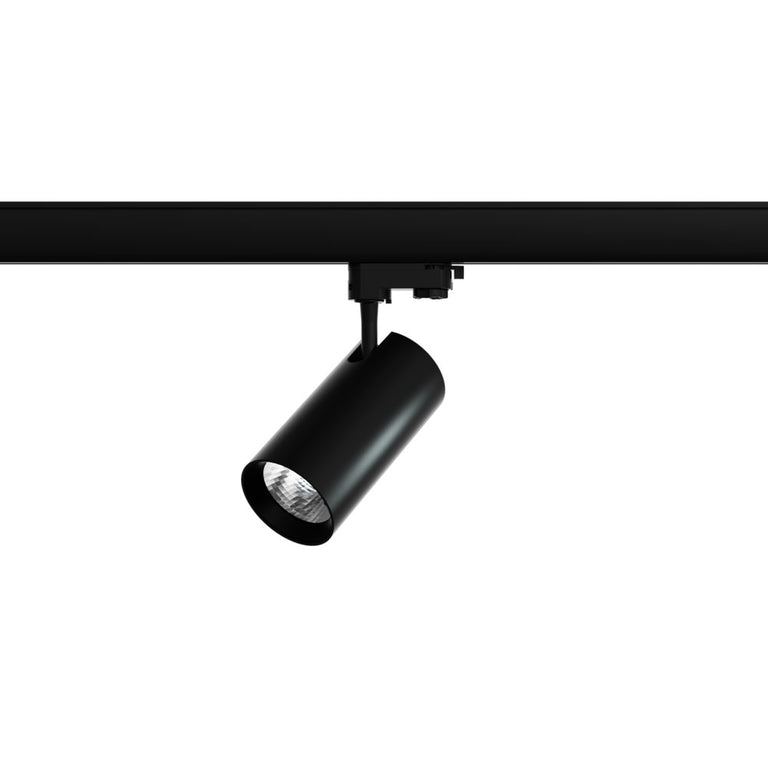 Unitrek Three Circuit 15W LED Dimmable Track Light Black / Tri-Colour - STR3/9017/15TC/BK