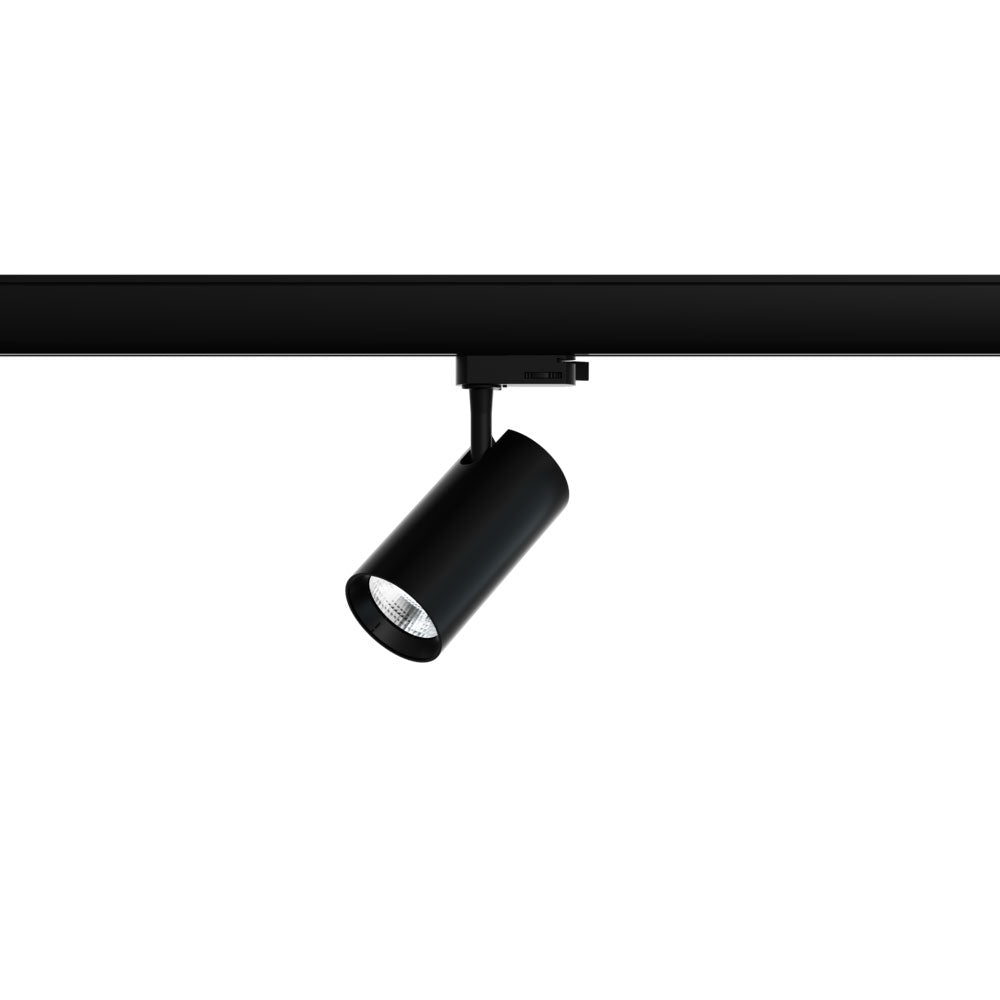 Unitrek Single Circuit 10W Dimmable LED Track Light Black / Tri-Colour - STR9017/10TC/BK