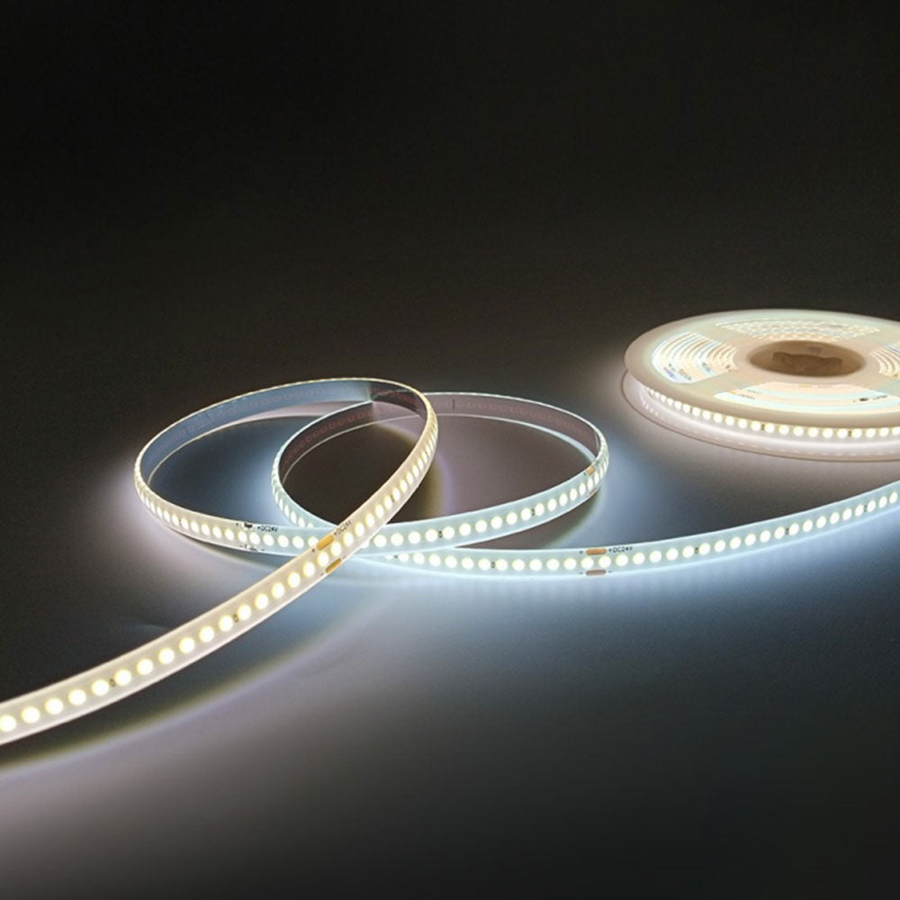 Dofida 6 14.4W 24V DC 10 Metre COB LED Strip / Cool White -  STRIP-160D/COB/10M/24V/DW