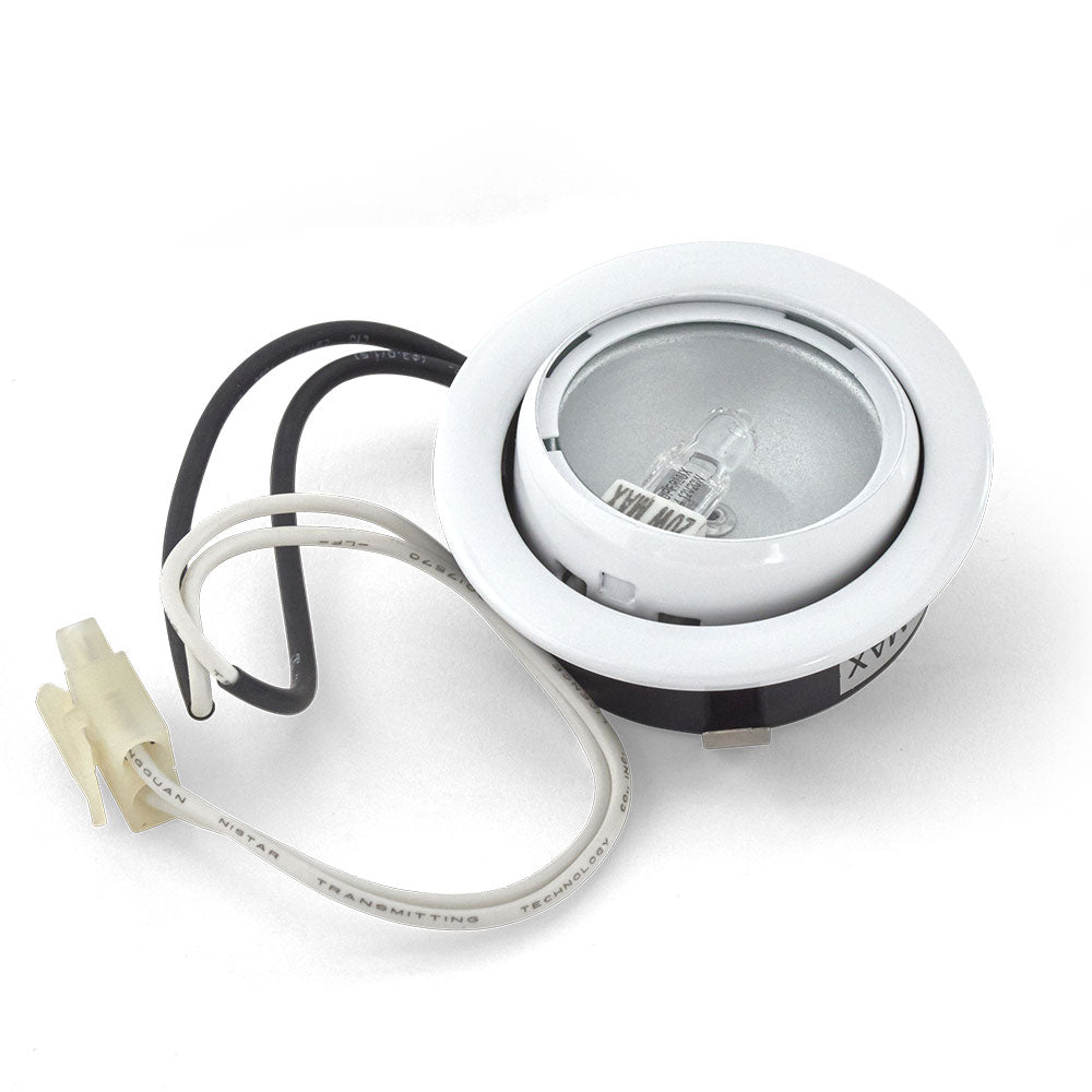 Eyeball Tiltable Furniture Light 12V AC / DC 20W Low Voltage Light White - SVU-13-WH