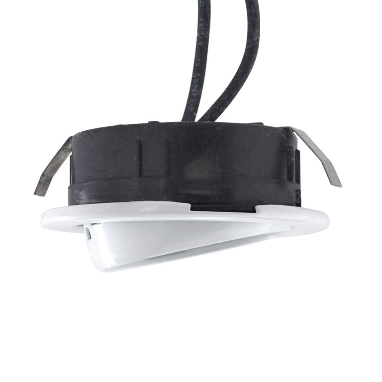 Eyeball Tiltable Furniture Light 12V AC / DC 20W Low Voltage Light White - SVU-13-WH