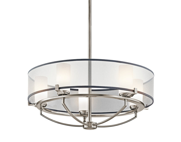 Saldana 5 Light Chandelier Classic Pewter - KL/SALDANA5