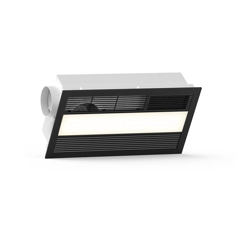 Santorini 4 in 1 Thermal Bathroom Unit Black - SANTORINI/BK