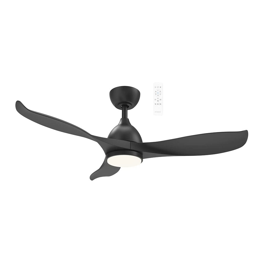 Scorpion 52" DC Smart Ceiling Fan With WIFI Remote Control + LED Light Matt Black - MSDC1333M