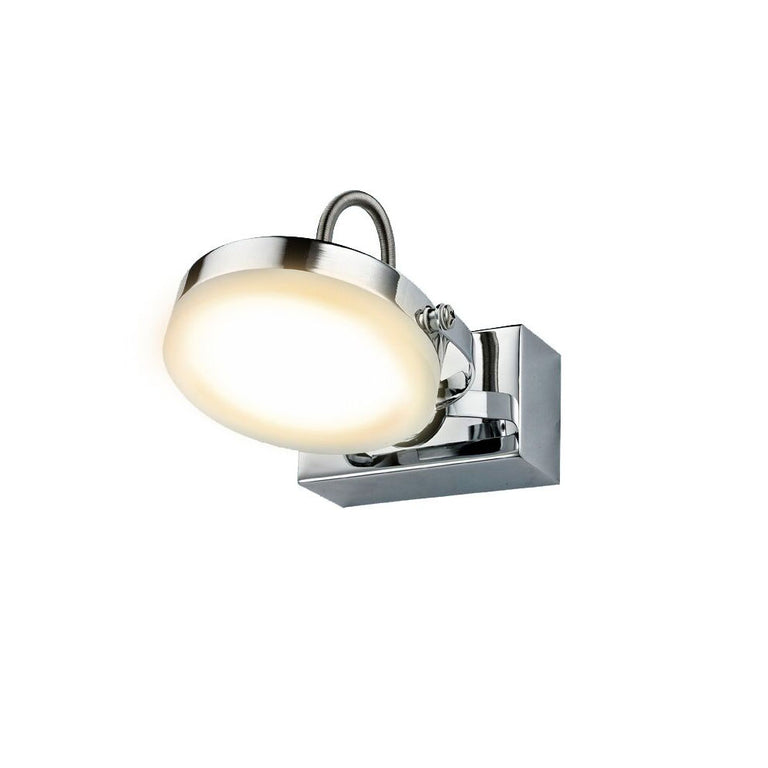 Seattle 3W LED Single Wall Light Chrome / Warm White - SEATTLE1