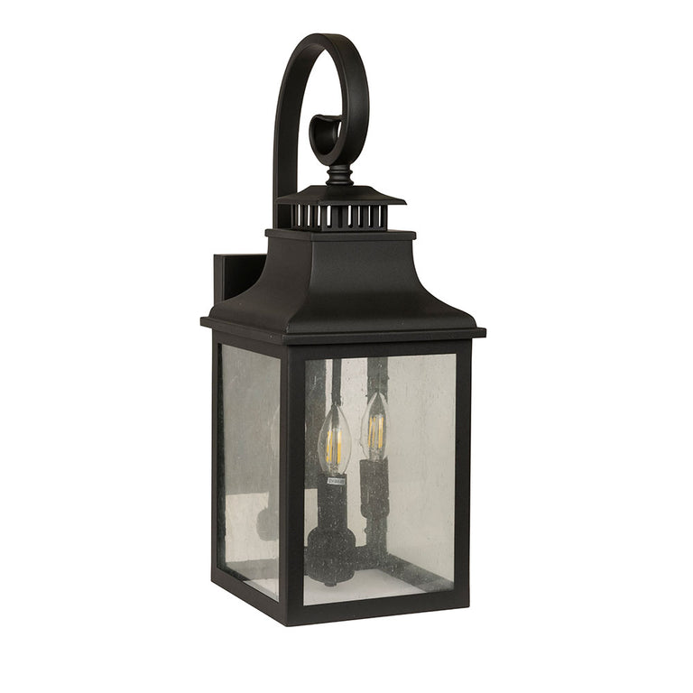 Senna Outdoor Medium Wall Light Black - SENNA-A-Medium