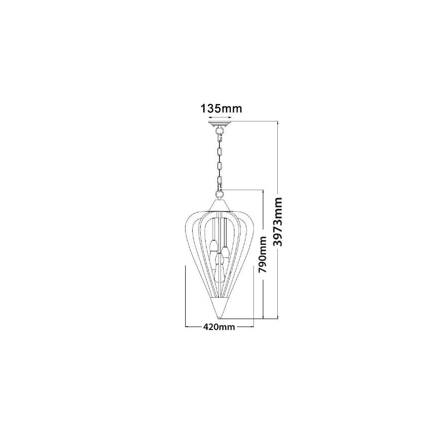 Winter Moss Medium Pendant - Senorita5
