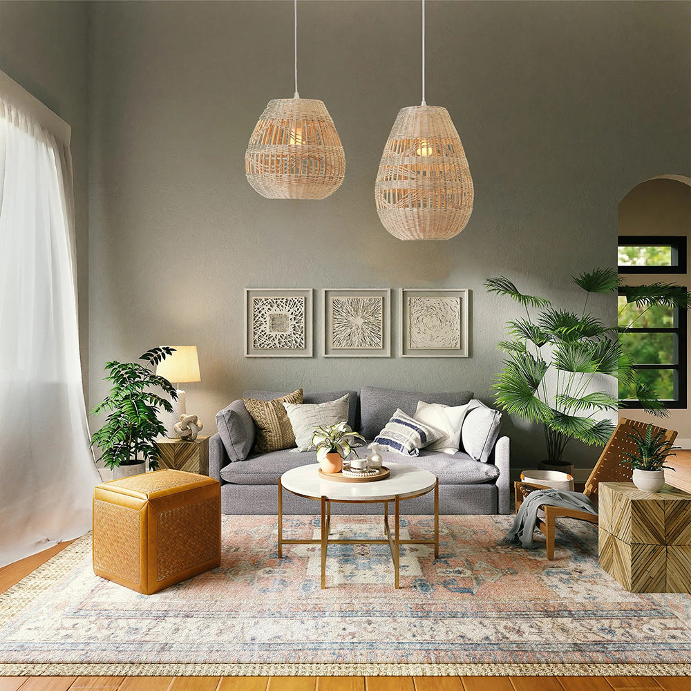 Shiri Rattan Pendant Light Small - LL002PL091S