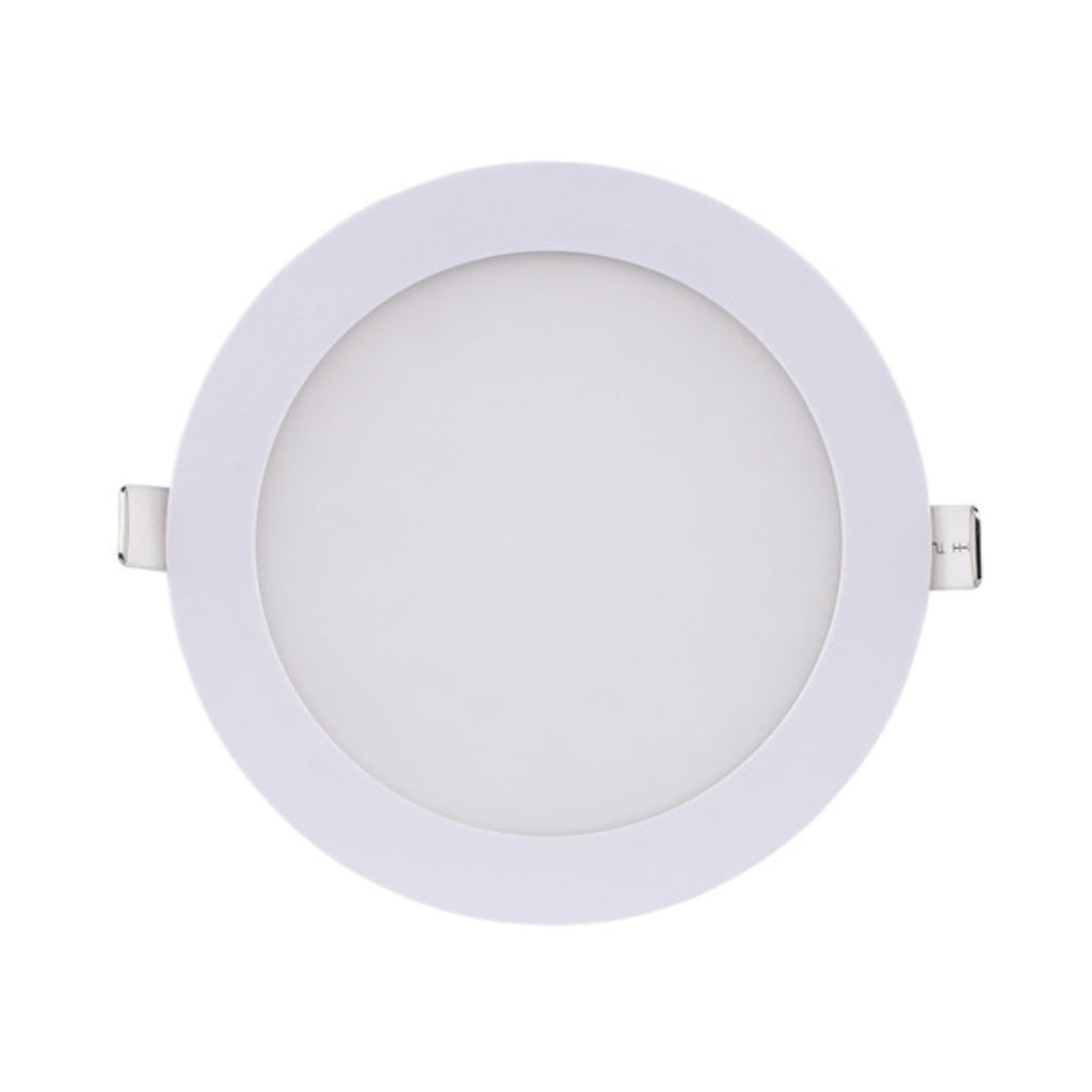 Ultra Slim 18W LED Dimmable Round Downlight White / Tri-Colour - SLICKTRI3R