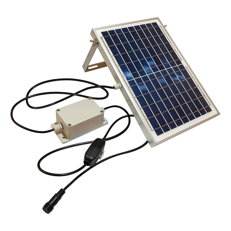 Solar Festoon 10 Light 12V LED Hanging Light Kit White / Multicolour IP65 - 205718N