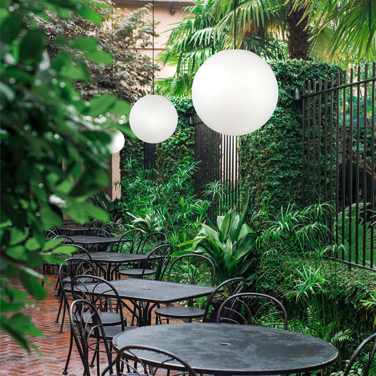 Sole Sp1 Outdoor 300mm Pendant White IP44 - 135991