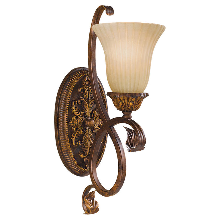 Sonoma Valley 1 Light Wall Light Aged Tortoise Shell - FE-SONOMAVALLEY1