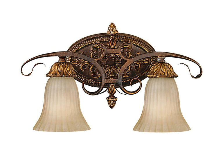 Sonoma Valley 2 Light Wall Light Aged Tortoise Shell - FE-SONOMAVALLEY-VS