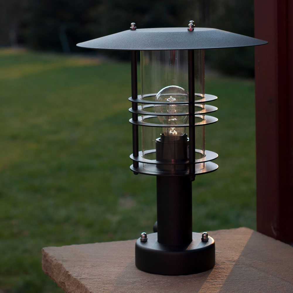 Stockholm Medium Pillar Light Black - NLYS.287B