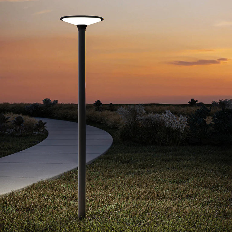 Sunsolar 20W LED Solar Powered Head Complete With 2 Meter Post Black / Duo Colour - 10304