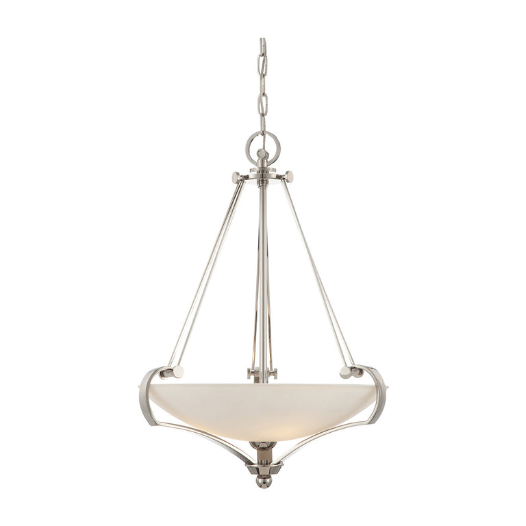 Uptown Sutton Place 4 Light Pendant Imperial Silver - QZ-SUTTON-PLACE-P