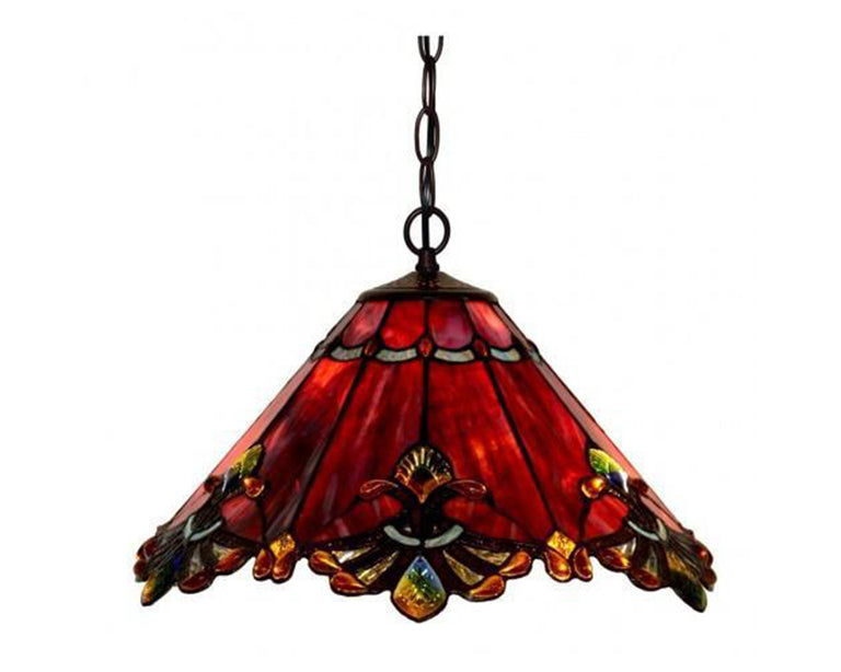 Butterfly Knots Tiffany Pendant Red - T-271-19PD