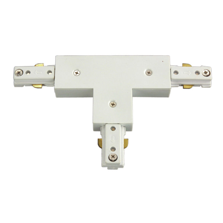 Single Circuit Track T Shaped Joiner White - STR4805 WH