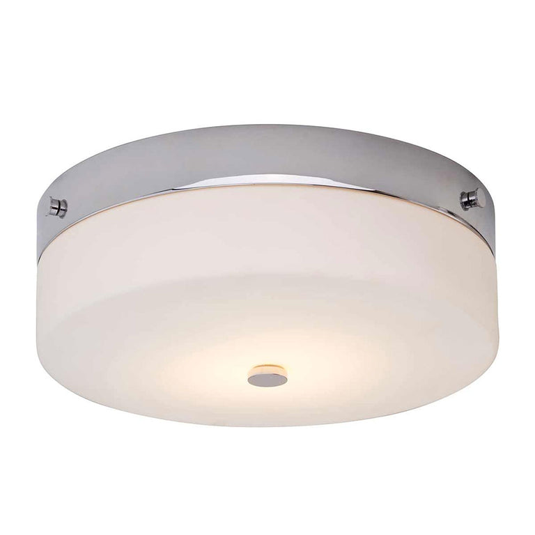 Tamar 9W LED Large Flush Light Polished Chrome - TAMAR-F-L-PC