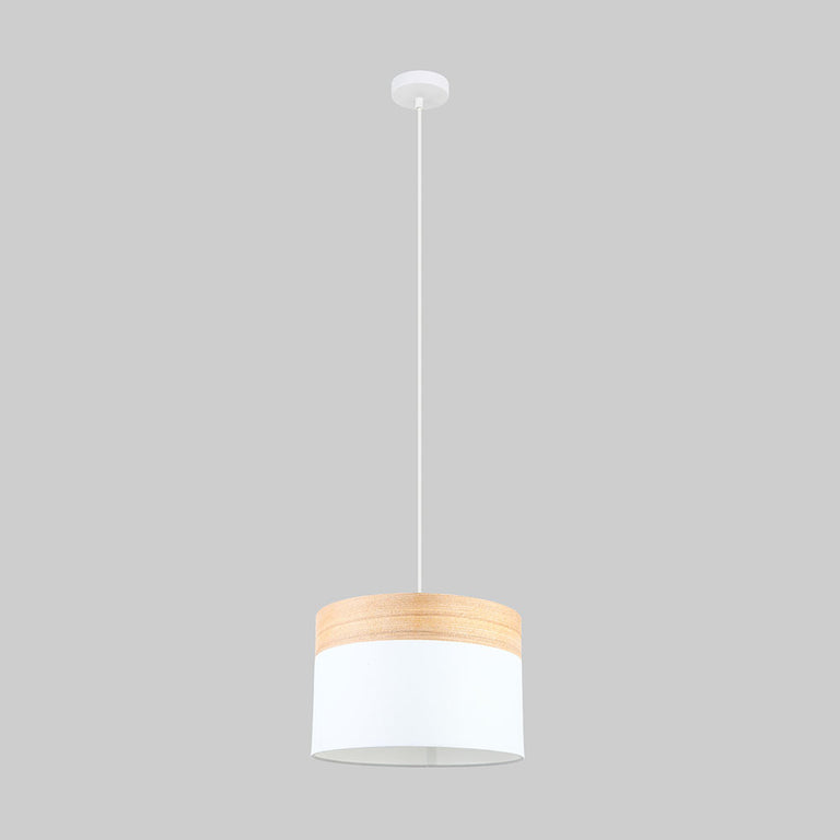 Medium Round Pendant White - TAMBURA03