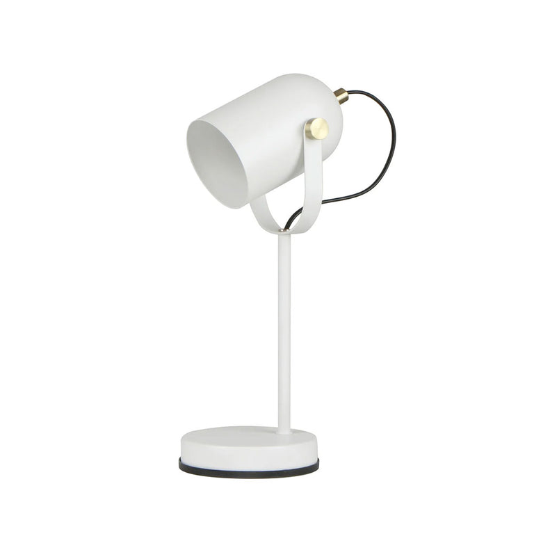 Tazza Adjustable Desk Lamp Matt White - TAZZA-T2