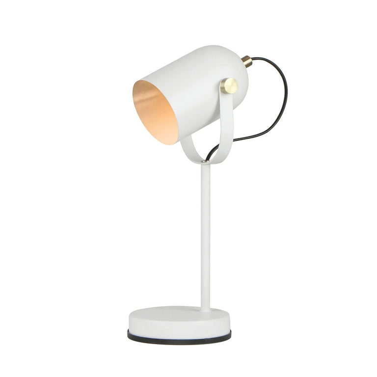 Tazza Adjustable Desk Lamp Matt White - TAZZA-T2