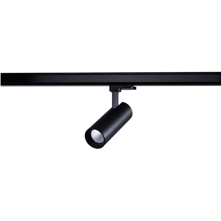 Musica 10 30W Single Circuit LED Track Light Black / Tri-Colour - TH30LED/BLK/TC