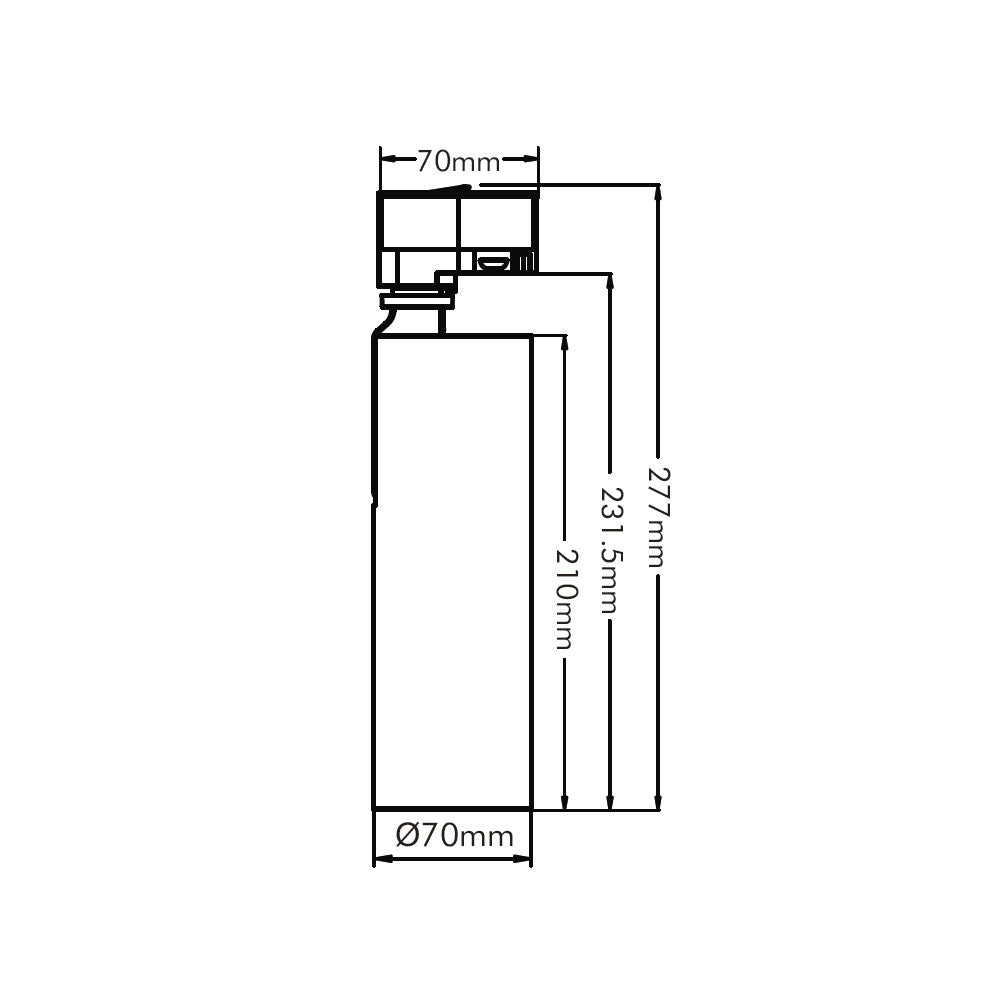 Three Circuit Dual Power 30W / 35W Dimmable LED Track Light White / Quinto - TH32 5C WH